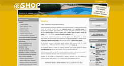 Desktop Screenshot of eshop-bazeny.cz